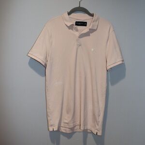 Men’s Abercrombie & Fitch Light Pink Polo